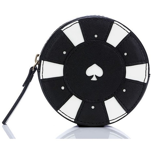 kate spade Handbags - Kate Spade Poker Chip Coin Purse (RARE)